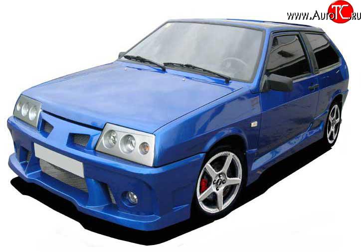 5 199 р. Передний бампер Скиф Лада 2108 (1984-2003) (Неокрашенный)  с доставкой в г. Воронеж