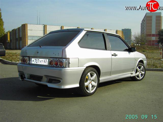 4 099 р. Задний бампер Снайпер Лада 2113 (2004-2013) (Неокрашенный)  с доставкой в г. Воронеж