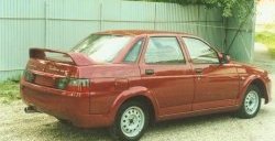 7 699 р. Задний бампер Elegance Лада 2110 седан (1995-2007) (Неокрашенный)  с доставкой в г. Воронеж. Увеличить фотографию 2