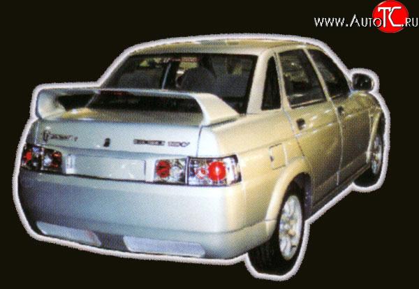 7 699 р. Задний бампер Elegance Лада 2110 седан (1995-2007) (Неокрашенный)  с доставкой в г. Воронеж