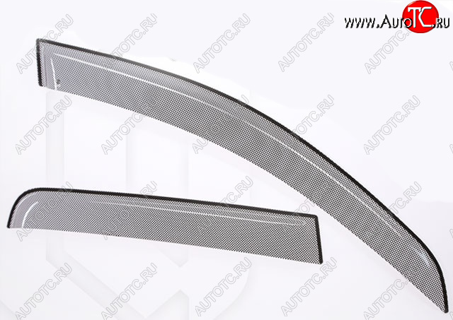 2 399 р. Дефлектора окон CA-Plastic  Acura MDX  YD2 (2006-2009) дорестайлинг (Шелкография черная, Без хром. молдинга)  с доставкой в г. Воронеж