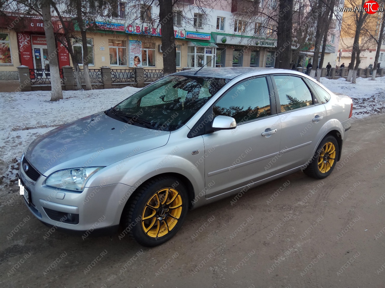 18 999 р. Кованый диск Slik classik R16x6.5 Желтый глянец с черной лицевой поверхностью (YEFBK) 6.5x16   (Цвет: YEFBK)  с доставкой в г. Воронеж
