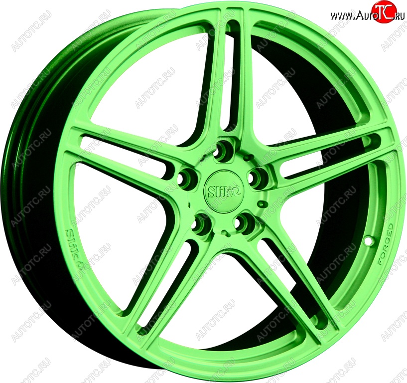 20 749 р. Кованый диск Slik PREMIUM L-726 7.5x17   (RAL 6038 ярко-зеленый (6038))  с доставкой в г. Воронеж