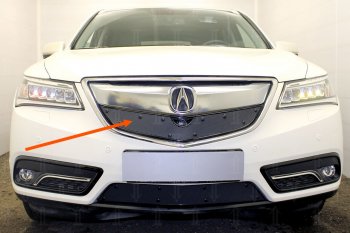 599 р. Зимняя заглушка решетки радиатора Стрелка 11 Премиум  Acura MDX  YD3 (2013-2021) дорестайлинг, рестайлинг  с доставкой в г. Воронеж. Увеличить фотографию 1