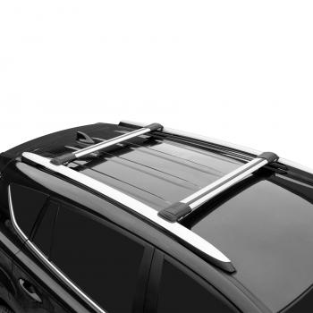 14 199 р. Багажник в сборе LUX Хантер L56  Acura MDX  YD2 (2006-2013), CITROEN Berlingo  B9 (2008-2022), Mercedes-Benz GLE class ( C292,  W167) (2015-2025), Mercedes-Benz ML class  W166 (2011-2015), Nissan Liberty (2001-2004), Nissan Pathfinder  R52 (2012-2017), Peugeot Partner  Tepee (2008-2018) (аэро-трэвэл (104-114 см и 110-120 см), серый)  с доставкой в г. Воронеж. Увеличить фотографию 3