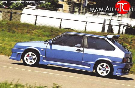 2 299 р. Пороги накладки ZestLine Лада 2108 (1984-2003) (Неокрашенные)  с доставкой в г. Воронеж
