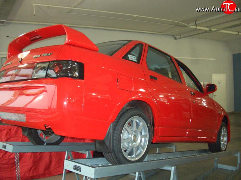 4 299 р. Комплект накладок на двери СТ-4 Лада 2110 седан (1995-2007) (Неокрашенные)  с доставкой в г. Воронеж