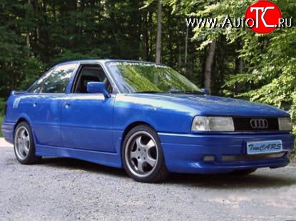 5 099 р. Пороги накладки RS Audi 80 B3 седан (1986-1991) (Неокрашенные)  с доставкой в г. Воронеж