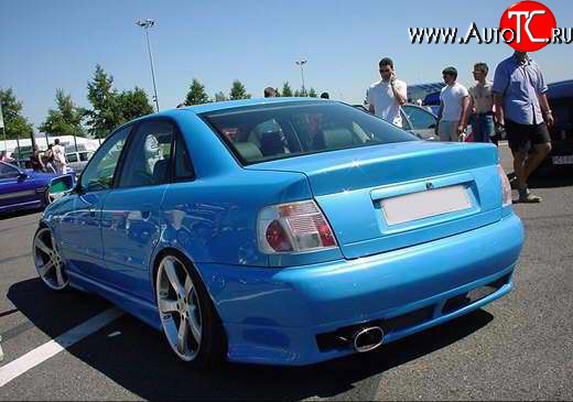 4 999 р. Накладка заднего бампера Audi A4 B5 8D2 седан дорестайлинг (1994-1997)  с доставкой в г. Воронеж