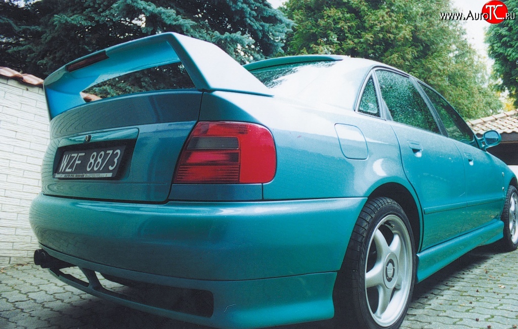 3 199 р. Пороги накладки Rieger Audi A4 B5 8D2 седан 2-ой рестайлинг (1999-2001)  с доставкой в г. Воронеж