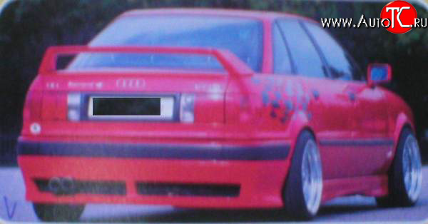 4 399 р. Накладка заднего бампера Sport Audi 80 B3 седан (1986-1991)  с доставкой в г. Воронеж