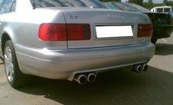 4 399 р. Накладка заднего бампера Kamei Audi A8 D2 дорестайлинг (1994-1999)  с доставкой в г. Воронеж. Увеличить фотографию 2