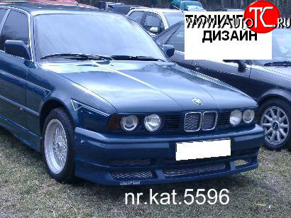 7 999 р. Передний бампер Rieger 2 BMW 5 серия E34 универсал (1988-1996)  с доставкой в г. Воронеж