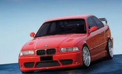3 999 р. Передний бампер Lumma style BMW 3 серия E36 седан (1990-2000) (Неокрашенный)  с доставкой в г. Воронеж. Увеличить фотографию 2