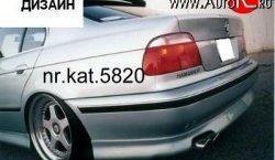 4 399 р. Накладка заднего бампера Driver BMW 5 серия E39 седан рестайлинг (2000-2003)  с доставкой в г. Воронеж. Увеличить фотографию 2