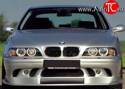 5 749 р. Накладка переднего бампера HAMANN Competition BMW 5 серия E39 седан дорестайлинг (1995-2000) (Неокрашенная)  с доставкой в г. Воронеж