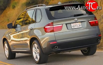 5 949 р. Задний бампер Standart BMW X5 E70 дорестайлинг (2006-2010) (Неокрашенный)  с доставкой в г. Воронеж