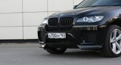 4 749 р. Накладки Global-Tuning на передний бампер автомобиля  BMW X6  E71 (2008-2014) дорестайлинг, рестайлинг (Неокрашенная)  с доставкой в г. Воронеж. Увеличить фотографию 9