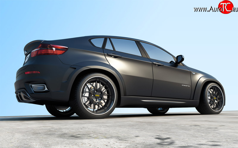 22 999 р. Комплект расширителей арок Interceptor BMW X6 E71 дорестайлинг (2008-2012) (Неокрашенные)  с доставкой в г. Воронеж
