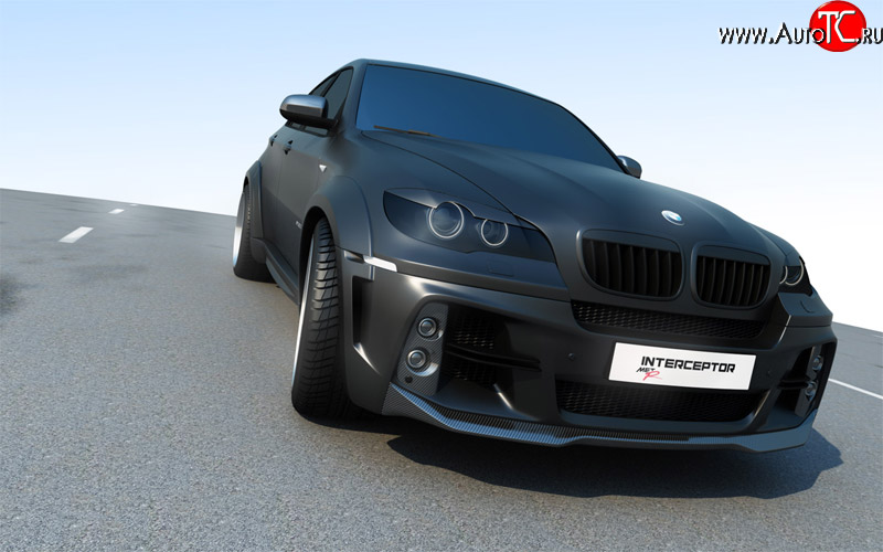 29 599 р. Комплект Светового модуля в передний бампер interceptor BMW X6 E71 дорестайлинг (2008-2012)  с доставкой в г. Воронеж