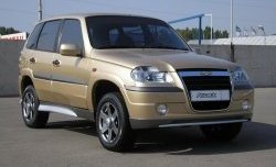 4 799 р. Передний бампер Атака Chevrolet Niva 2123 дорестайлинг (2002-2008) (Неокрашенный)  с доставкой в г. Воронеж. Увеличить фотографию 2