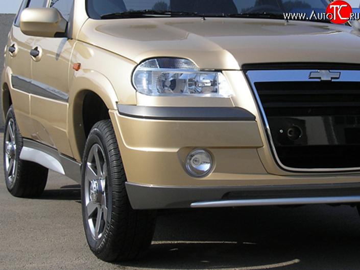 1 749 р. Противотуманные фары Атака Chevrolet Niva 2123 дорестайлинг (2002-2008)  с доставкой в г. Воронеж