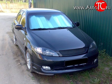 3 749 р. Накладка WTCC на передний бампер Chevrolet Lacetti хэтчбек (2002-2013) (Неокрашенная)  с доставкой в г. Воронеж