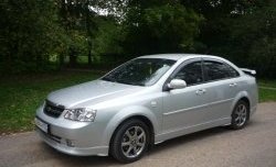 3 499 р. Накладка CTS на передний бампер автомобиля Chevrolet Lacetti седан (2002-2013) (Неокрашенная)  с доставкой в г. Воронеж. Увеличить фотографию 2
