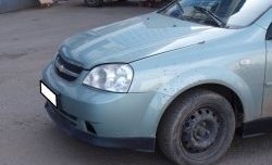 3 499 р. Накладка CTS на передний бампер автомобиля Chevrolet Lacetti седан (2002-2013) (Неокрашенная)  с доставкой в г. Воронеж. Увеличить фотографию 4