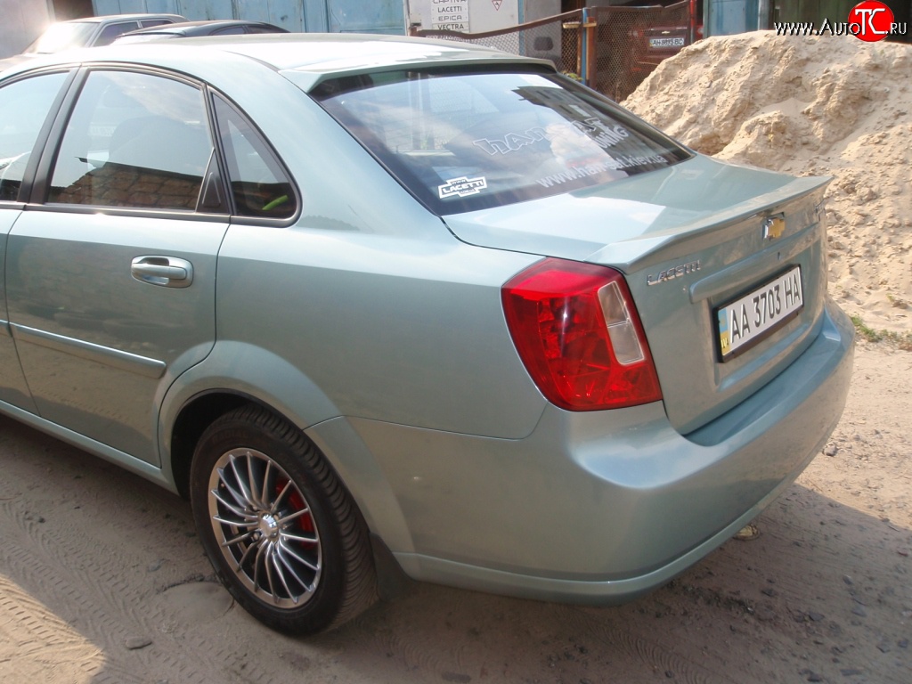 2 699 р. Спойлер CTS Chevrolet Lacetti седан (2002-2013) (Неокрашенный)  с доставкой в г. Воронеж