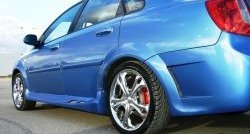 3 449 р. Задний бампер Крестоносец Chevrolet Lacetti седан (2002-2013) (Неокрашенный)  с доставкой в г. Воронеж. Увеличить фотографию 2
