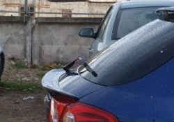 3 659 р. Спойлер CT Chevrolet Lacetti хэтчбек (2002-2013) (Неокрашенный)  с доставкой в г. Воронеж. Увеличить фотографию 2