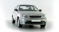 839 р. Решётка радиатора AIR на  Chevrolet Lanos ( T100,  T150,  седан) (1997-2017), Daewoo Sense  Т100 (1997-2008), ЗАЗ Chance ( седан,  хэтчбэк) (2009-2017), ЗАЗ Sens ( седан,  хэтчбэк) (2007-2017) (Неокрашенная)  с доставкой в г. Воронеж. Увеличить фотографию 2