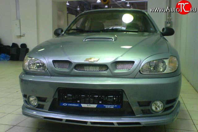 549 р. Реснички ATL  Chevrolet Lanos ( T100,  T150,  седан) (1997-2017), Daewoo Sense  Т100 (1997-2008), ЗАЗ Chance ( седан,  хэтчбэк) (2009-2017), ЗАЗ Sens ( седан,  хэтчбэк) (2007-2017) (Неокрашенные)  с доставкой в г. Воронеж