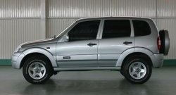 2 499 р. Обтекатель порогов Апал Chevrolet Niva 2123 дорестайлинг (2002-2008) (Неокрашенные)  с доставкой в г. Воронеж. Увеличить фотографию 1