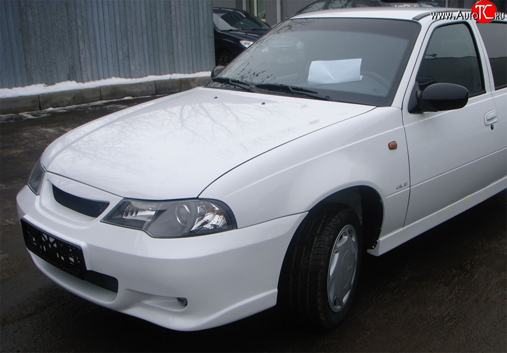 6 099 р. Пороги накладки GT Dynamics Daewoo Nexia рестайлинг (2008-2015) (Неокрашенные)  с доставкой в г. Воронеж