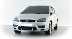 2 899 р. Накладка переднего бампера Sport Style Ford Focus 2 хэтчбэк 5 дв. дорестайлинг (2004-2008) (Неокрашенная)  с доставкой в г. Воронеж. Увеличить фотографию 2