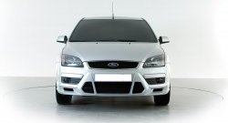 2 899 р. Накладка переднего бампера Sport Style  Ford Focus  2 (2004-2008)  седан дорестайлинг, универсал дорестайлинг, хэтчбэк 3 дв. дорестайлинг, хэтчбэк 5 дв. дорестайлинг (Неокрашенная)  с доставкой в г. Воронеж. Увеличить фотографию 3