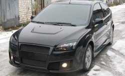 14 299 р. Капот Bomb-Style Ford Focus 2 хэтчбэк 5 дв. дорестайлинг (2004-2008) (Неокрашенный)  с доставкой в г. Воронеж. Увеличить фотографию 3