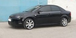 4 649 р. Пороги накладки ICС Ford Focus 2 седан рестайлинг (2007-2011) (Неокрашенные)  с доставкой в г. Воронеж. Увеличить фотографию 3