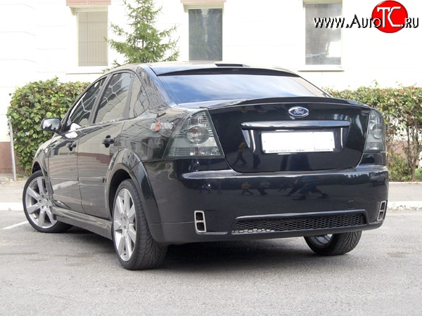 14 299 р. Задний бампер Concept Ford Focus 2  седан дорестайлинг (2004-2008) (Неокрашенный)  с доставкой в г. Воронеж