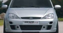 8 899 р. Передний бампер Rieger Ford Focus 1 седан дорестайлинг (1998-2002)  с доставкой в г. Воронеж. Увеличить фотографию 2