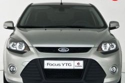 5 699 р. Передний бампер YTR Ford Focus 2 седан рестайлинг (2007-2011) (Неокрашенный)  с доставкой в г. Воронеж. Увеличить фотографию 5