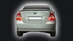 6 499 р. Задний бампер GT Dynamics Ford Focus 2  седан дорестайлинг (2004-2008) (Неокрашенный)  с доставкой в г. Воронеж. Увеличить фотографию 2