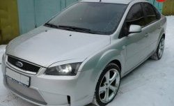 14 299 р. Передний бампер Concept  Ford Focus  2 (2004-2008)  седан дорестайлинг, универсал дорестайлинг, хэтчбэк 3 дв. дорестайлинг, хэтчбэк 5 дв. дорестайлинг (Неокрашенный)  с доставкой в г. Воронеж. Увеличить фотографию 1