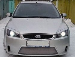 14 299 р. Передний бампер Concept  Ford Focus  2 (2004-2008)  седан дорестайлинг, универсал дорестайлинг, хэтчбэк 3 дв. дорестайлинг, хэтчбэк 5 дв. дорестайлинг (Неокрашенный)  с доставкой в г. Воронеж. Увеличить фотографию 2