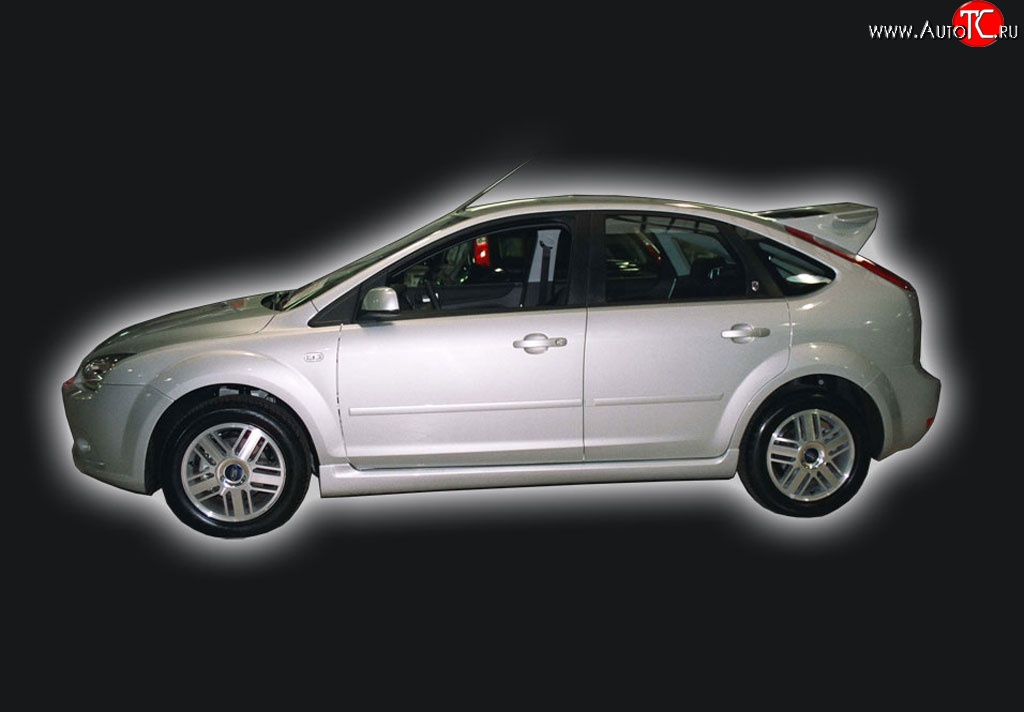 5 999 р. Пороги накладки GT Dynamics Ford Focus 2 седан рестайлинг (2007-2011) (Неокрашенные)  с доставкой в г. Воронеж