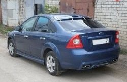 8 349 р. Пороги накладки M-VRS Ford Focus 2 седан рестайлинг (2007-2011) (Неокрашенные)  с доставкой в г. Воронеж. Увеличить фотографию 3