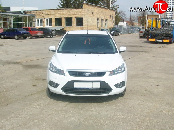 1 149 р. Комплект узких ресничек Loder Ford Focus 2 хэтчбэк 3 дв. рестайлинг (2007-2011) (Неокрашенные)  с доставкой в г. Воронеж