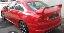 7 199 р. Накладка заднего бампера Mugen Style  Honda Accord  7 CL (2005-2008) седан рестайлинг (Неокрашенная)  с доставкой в г. Воронеж. Увеличить фотографию 2